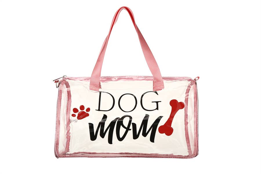 DOG MOM Handbag - Clear