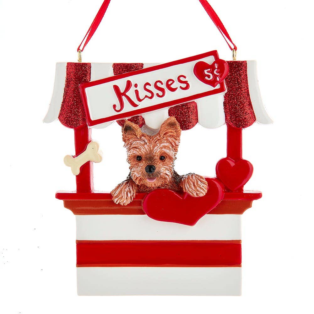 4"YORKSHIRE TERRIER KISSING BOOTH