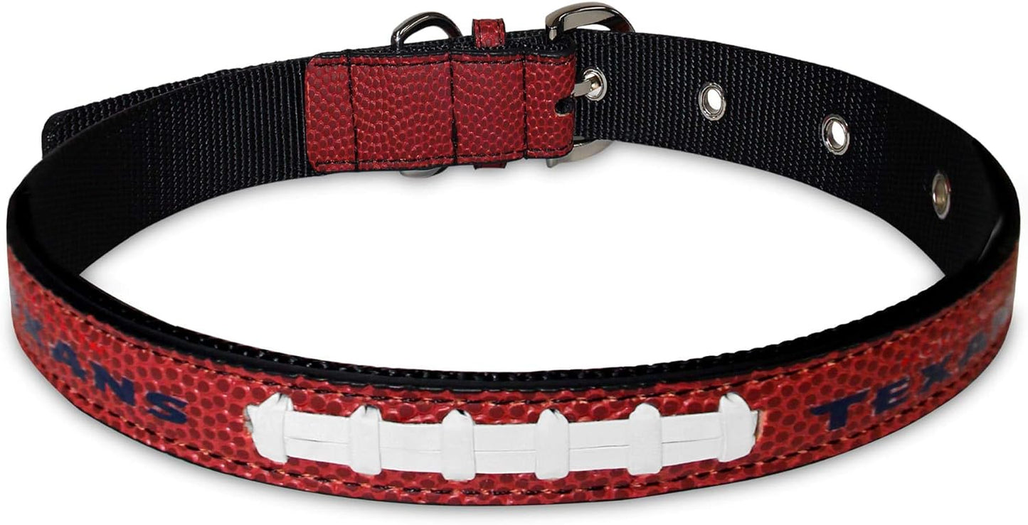 Official NFL Houston Texans Pro Dog Collar: Durable, Adjustable Fan Pet Gear