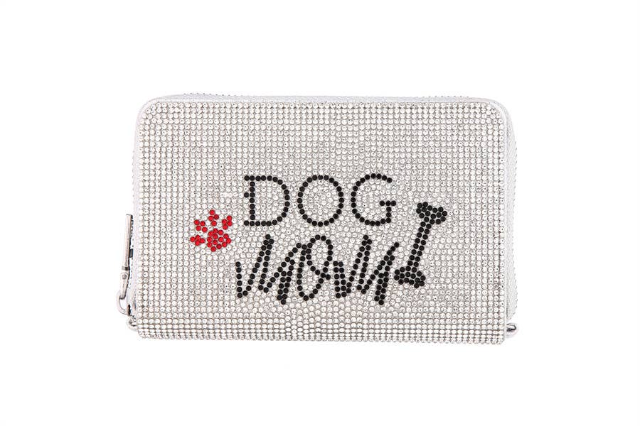 DOG MOM Wallet - Rhinestone