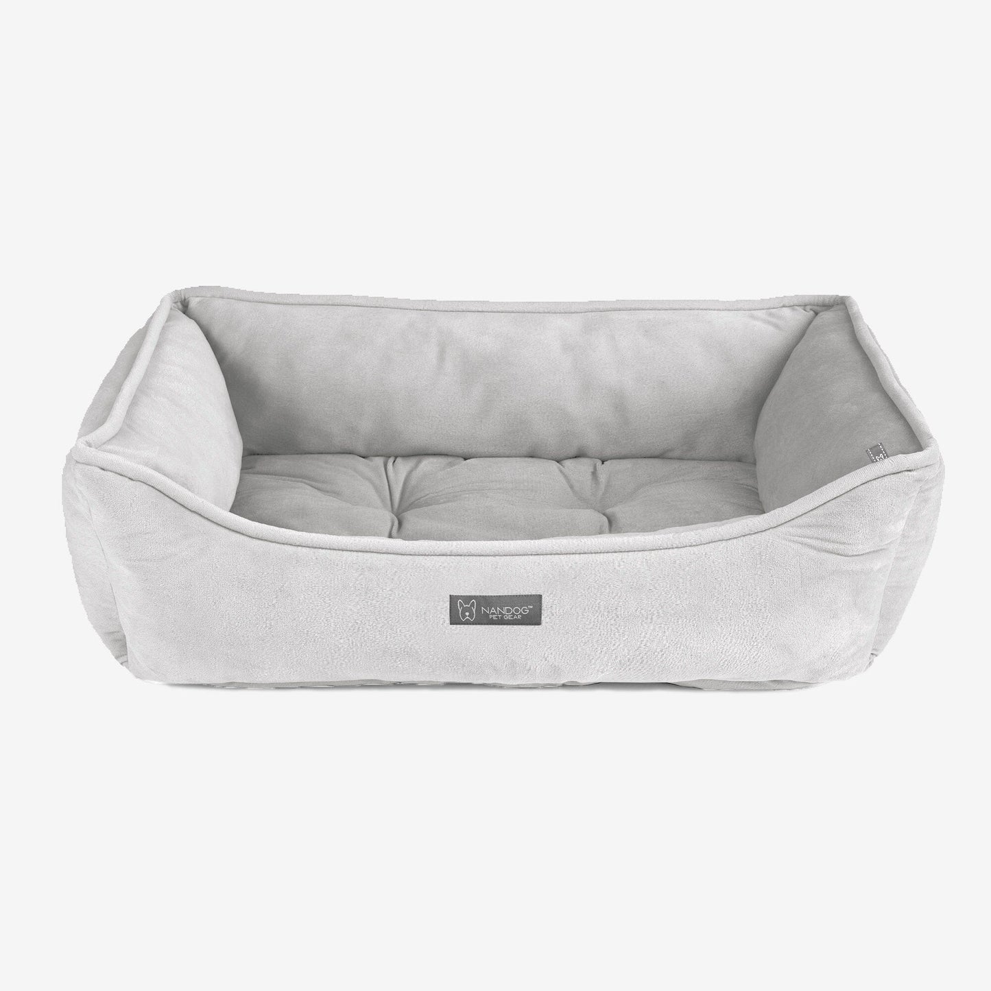 Luxurious Reversible Pet Bed for Dogs & Cats - Signature Pearl Gray Comfort