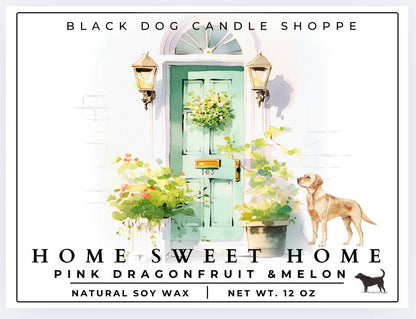 Home Sweet Home Double Wick Large Soy Candle