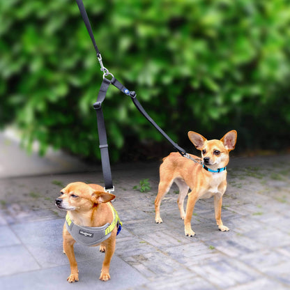 Double Dog Leash Coupler for Walking 2 Dogs