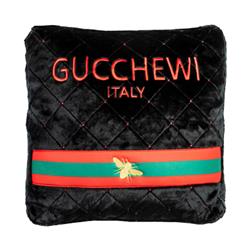 Luxury Gucchewi Designer Pet Bed for Pampered Dogs - Soft & Cozy Cushion
