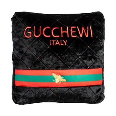 Luxury Gucchewi Designer Pet Bed for Pampered Dogs - Soft & Cozy Cushion