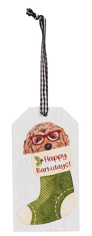 Merry Woofmas Tag Ornament
