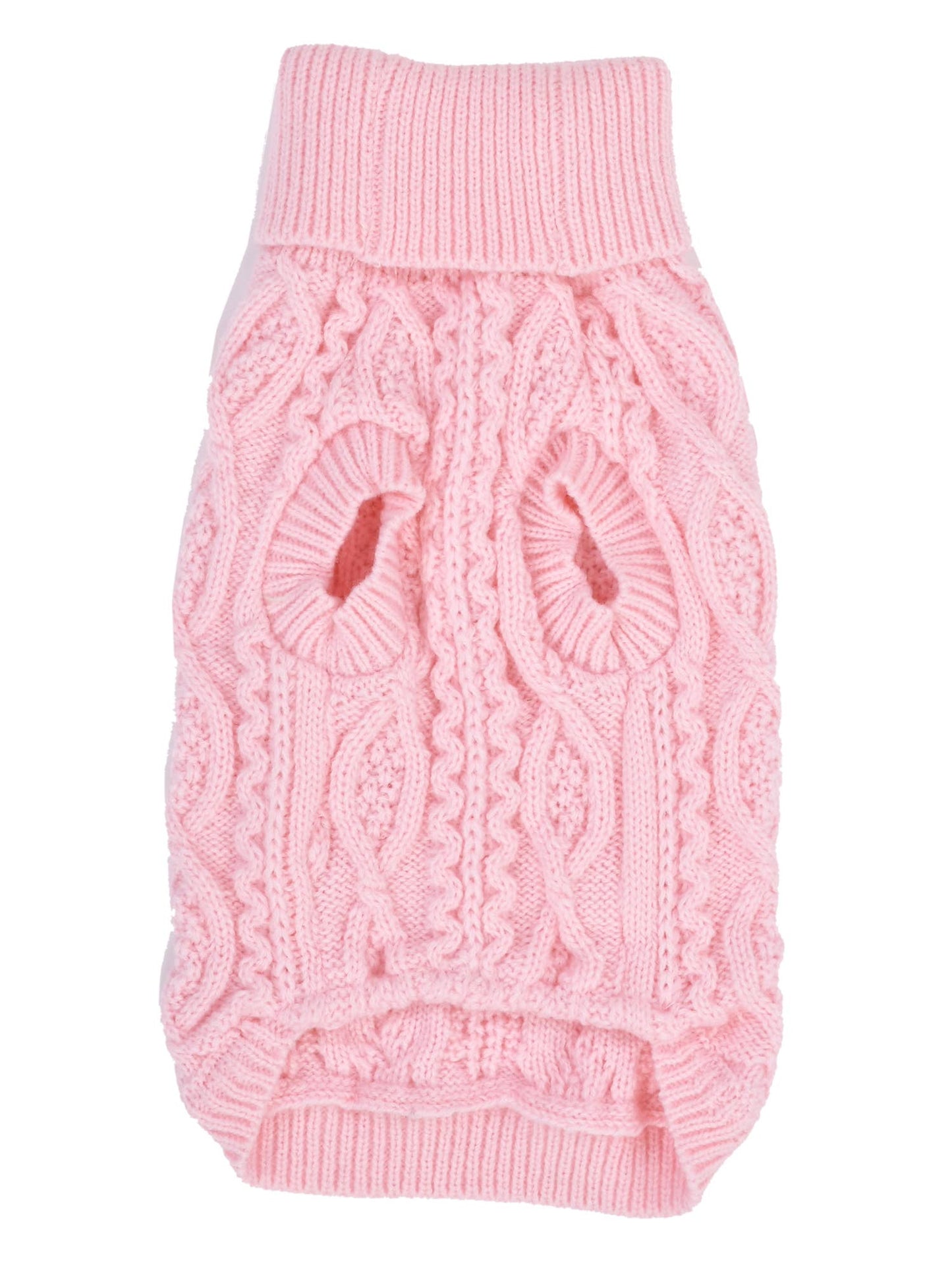 Cable Knit Sweater Blush Pink – Warm, Soft & Fashionable