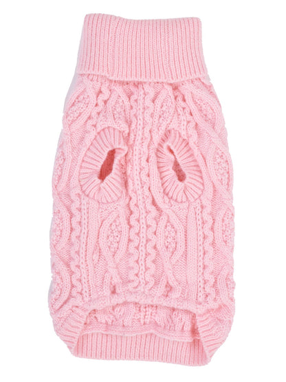 Cable Knit Sweater Blush Pink – Warm, Soft & Fashionable