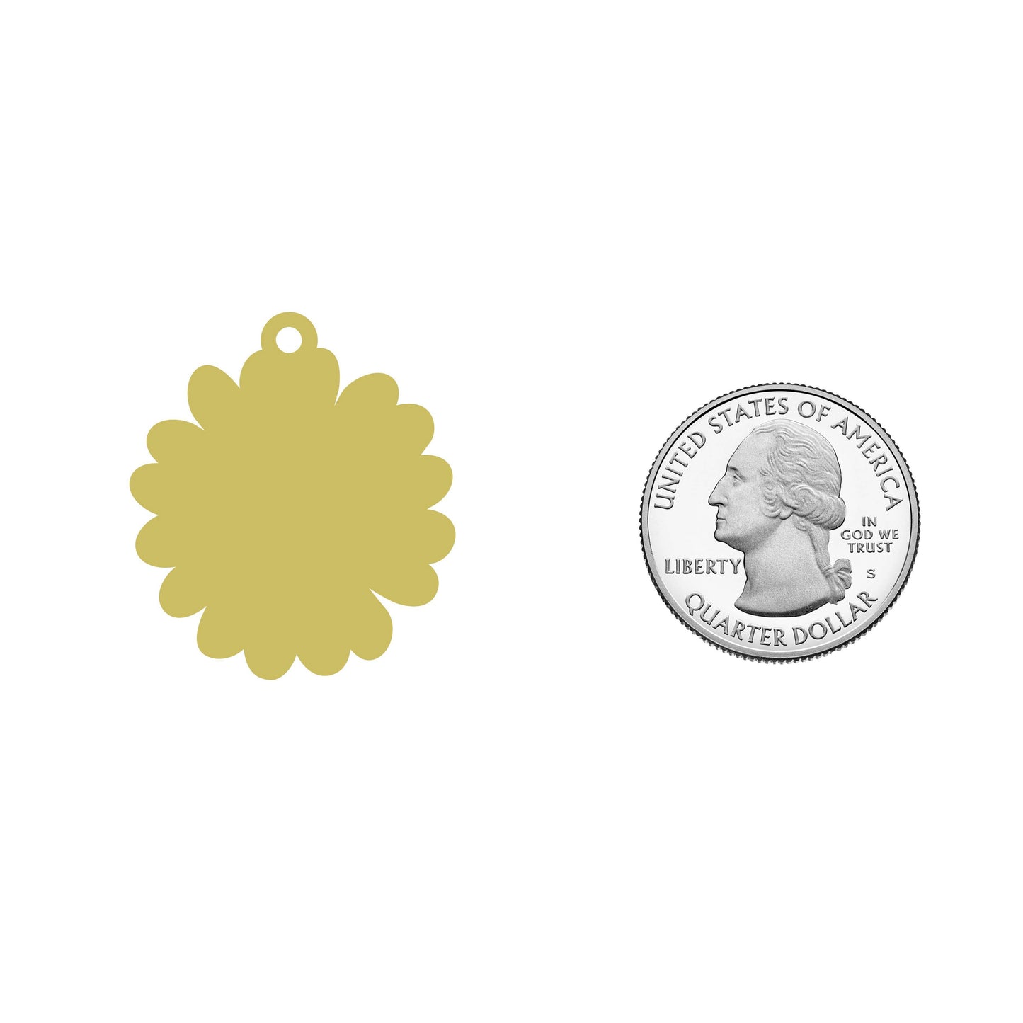 Daisy Pet ID Tag - Free Engraving