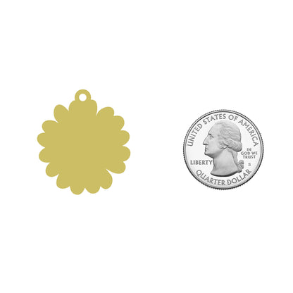 Daisy Pet ID Tag - Free Engraving