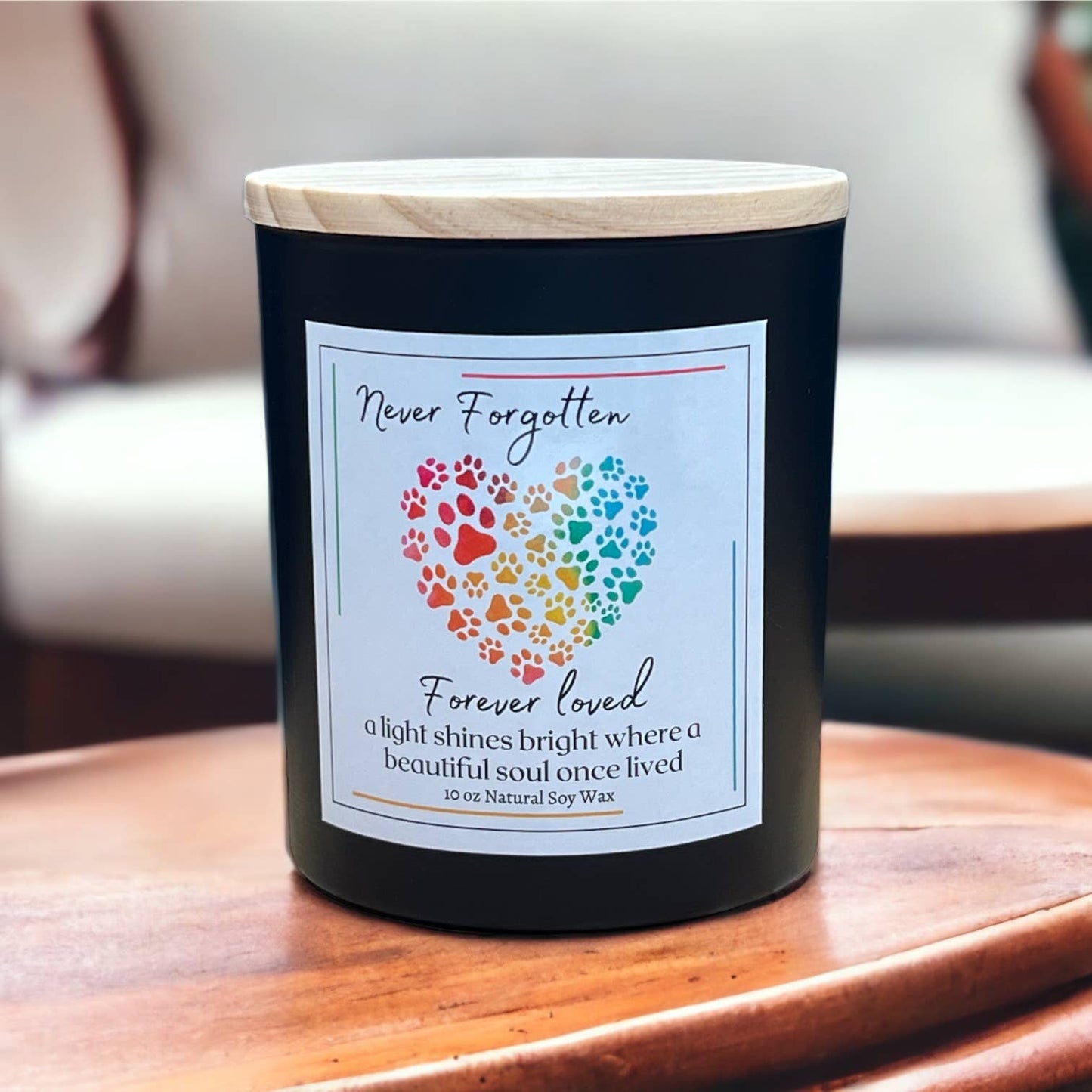 Beautiful Soul Pet Sympathy candle