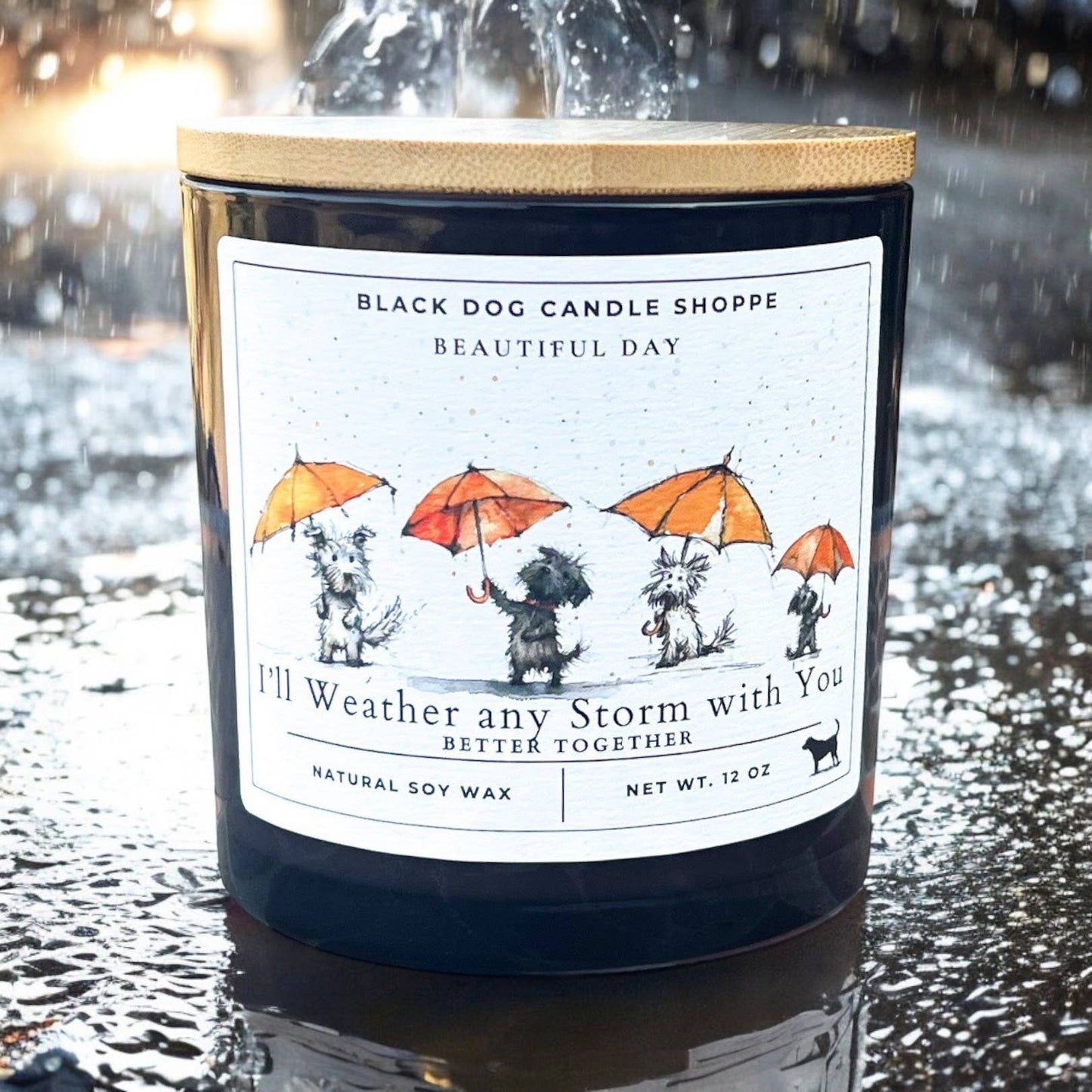 I'll Weather any Storm with You Double Wick Candle