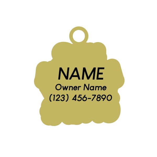 Ugly Crying Pet ID Tag -Free Engraving