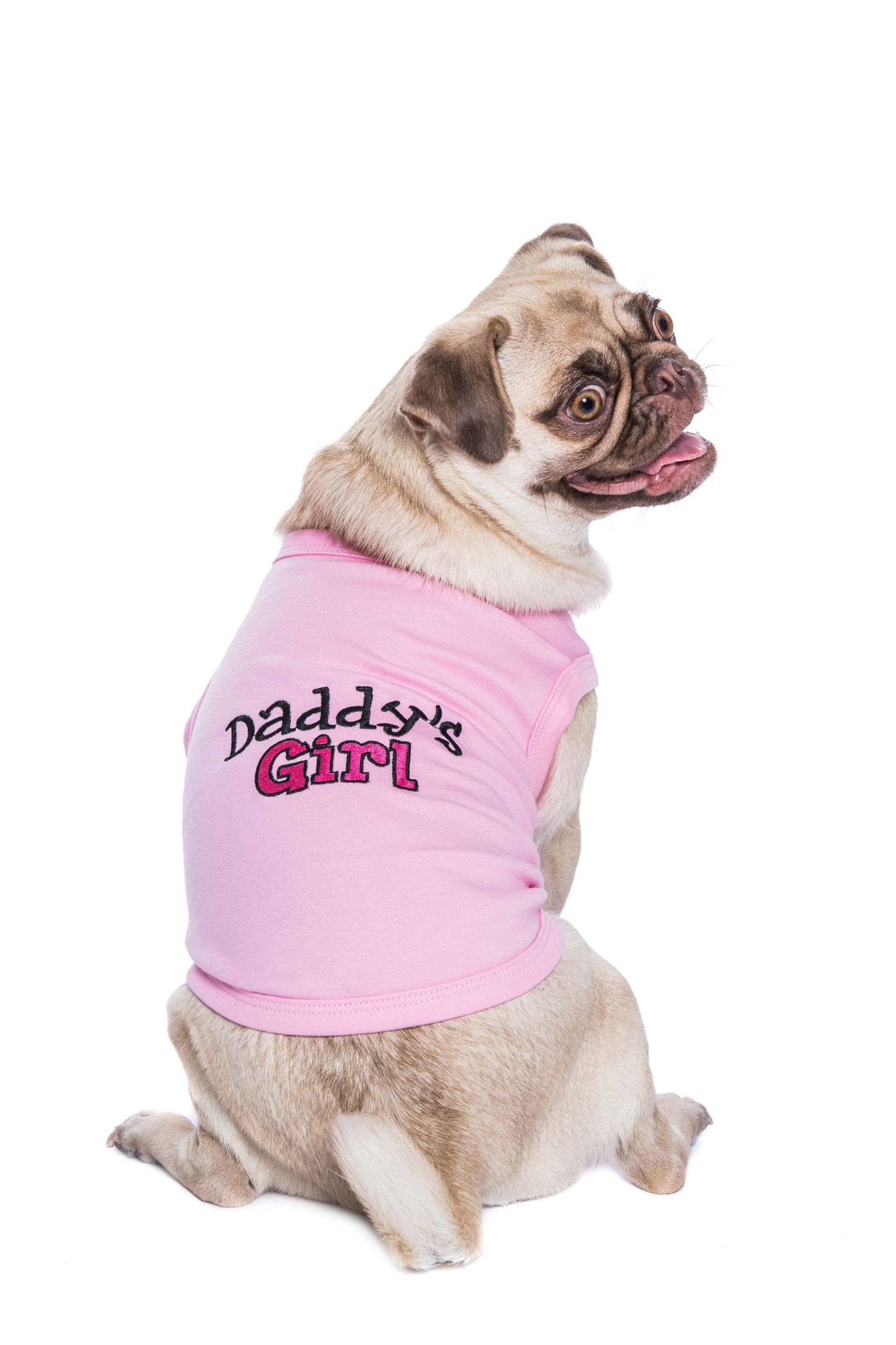 Pink Daddy’s Girl Dog T-Shirt