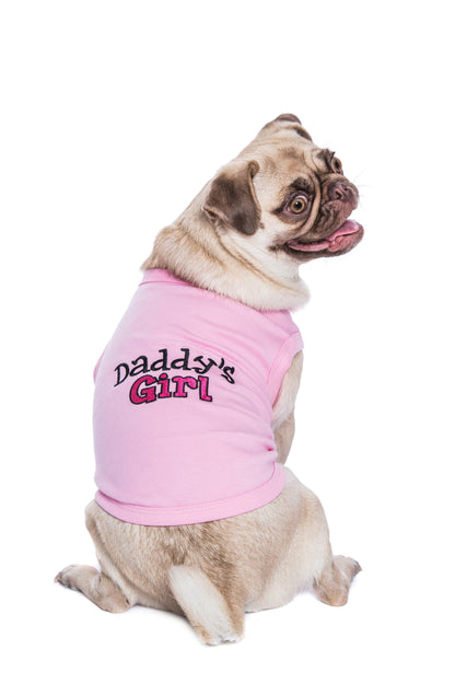 Pink Daddy’s Girl Dog T-Shirt