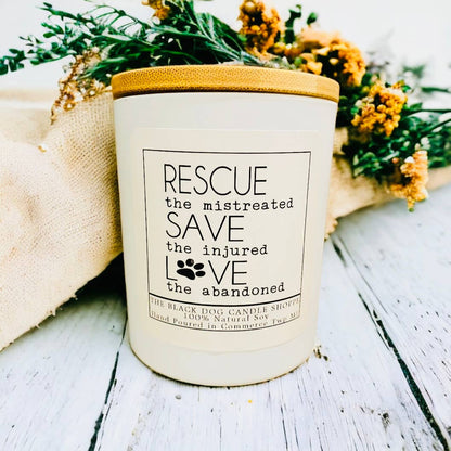 Rescue, Save, Love Candle
