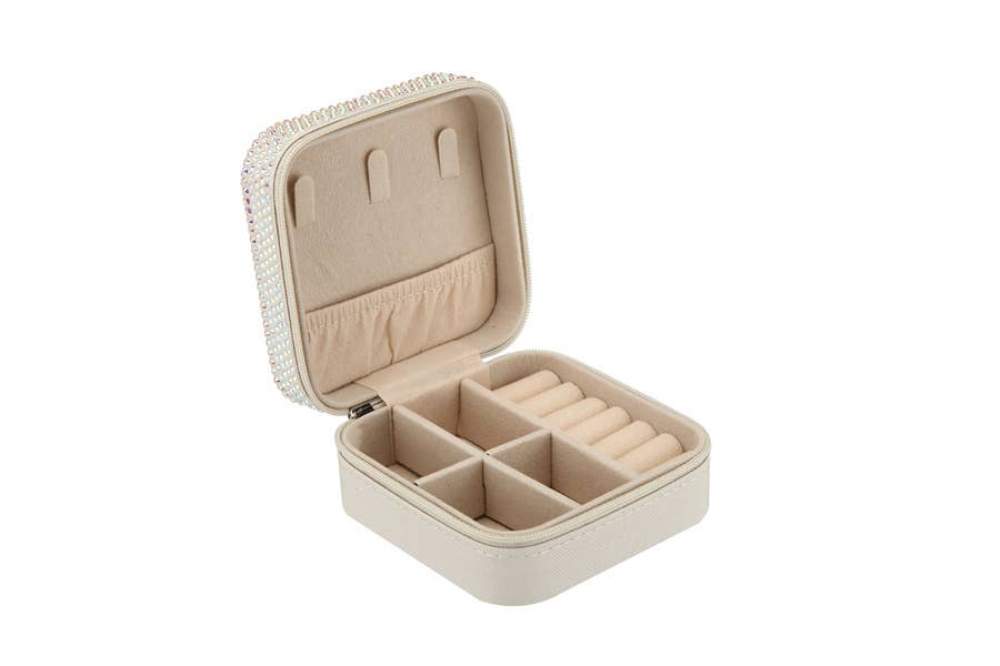 Dog Mom Jewelry Box Rhinestone