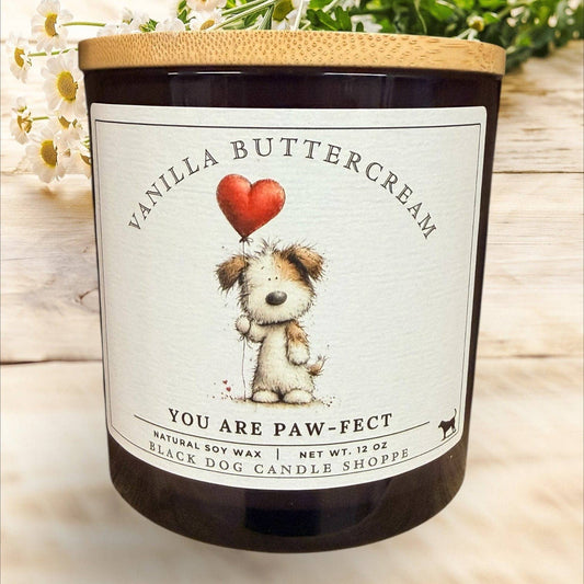 You Are Paw-fect  Large Vanilla Buttercream Soy Candle
