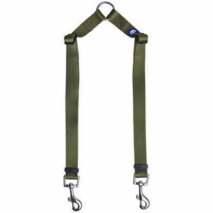 Double Dog Leash Coupler for Walking 2 Dogs
