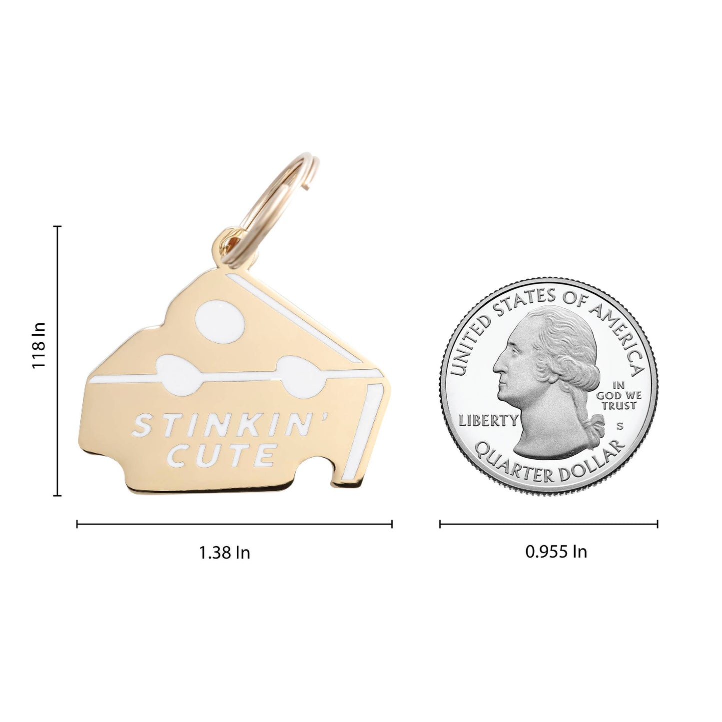 Stinkin' Cute Pet ID Tag - Free Engraving