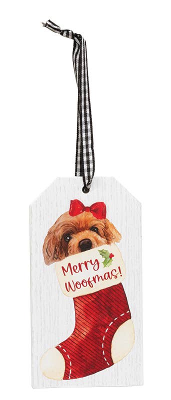 Merry Woofmas Tag Ornament