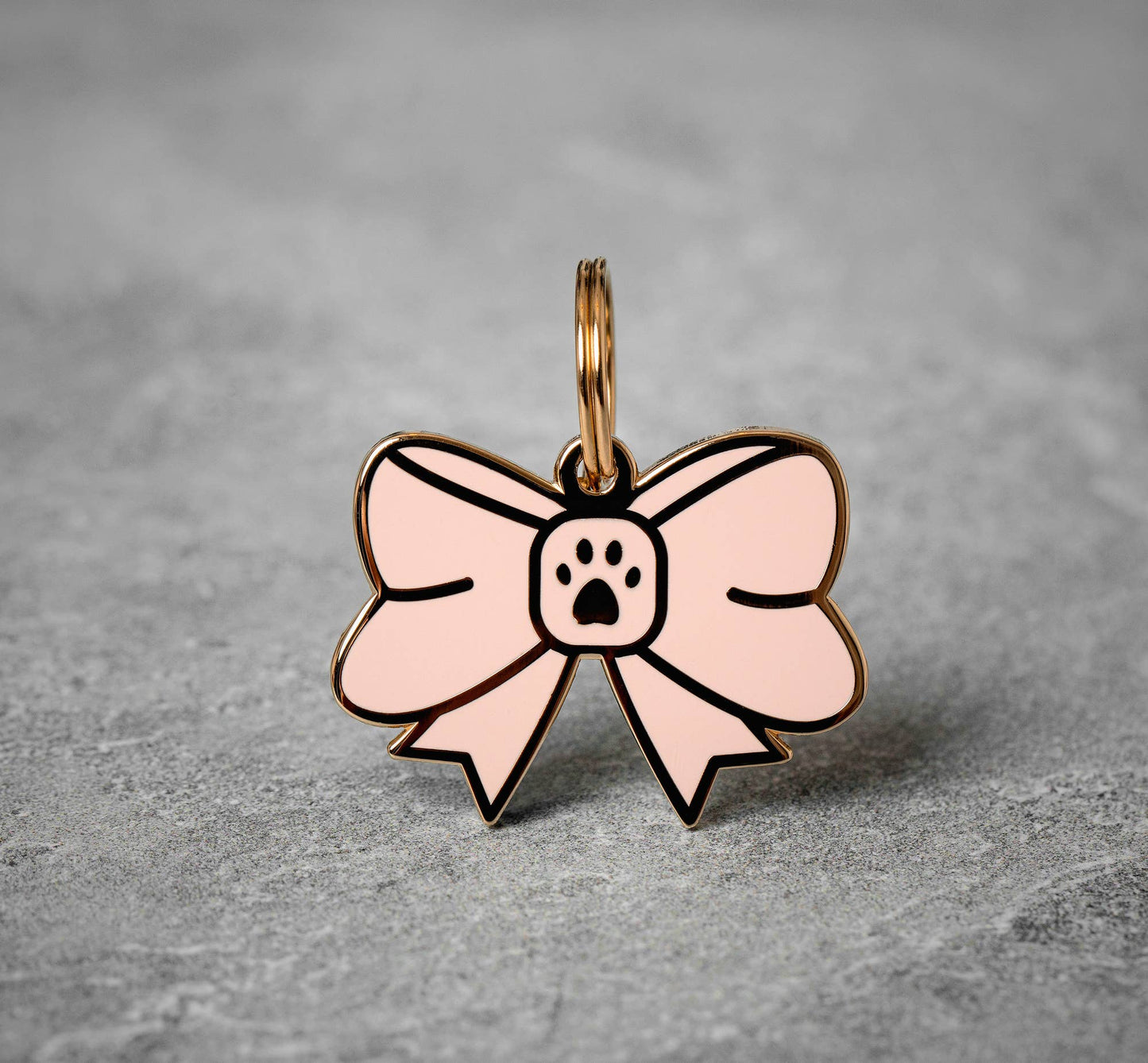 Bow Pet ID Tag - Free Engraving