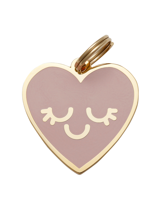 Smiling Heart Pet ID Tag Includes Free Engraving