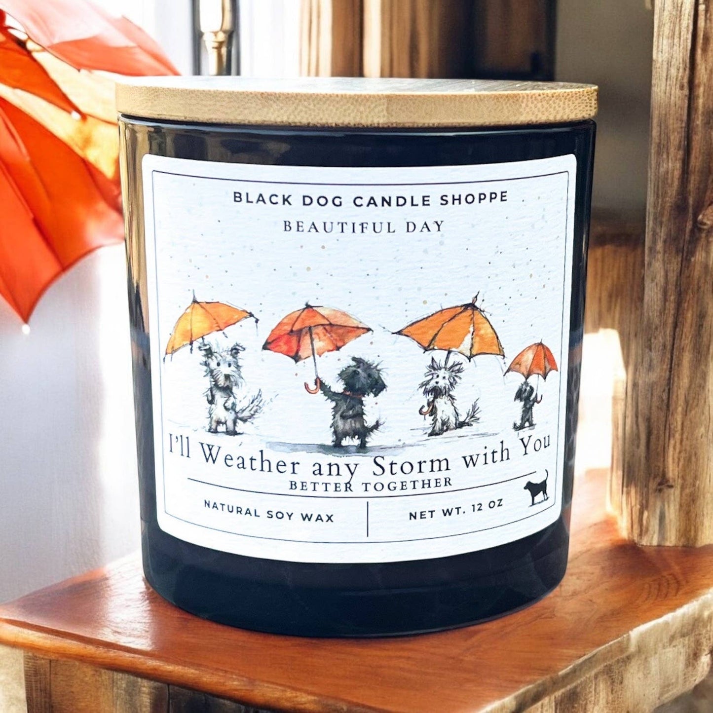 I'll Weather any Storm with You Double Wick Candle