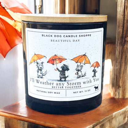 I'll Weather any Storm with You Double Wick Candle