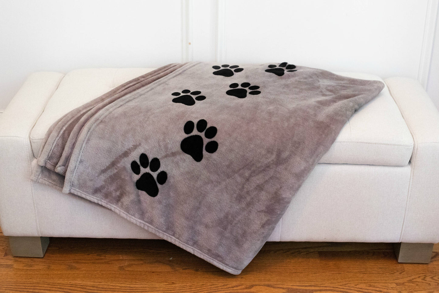 Pawprints Left By You Sympathy Pet Loss Hugs Blanket