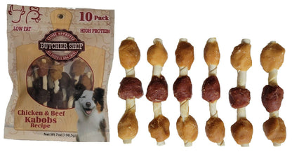 Butcher Shop Chicken & Beef Kabobs, 25-Pk