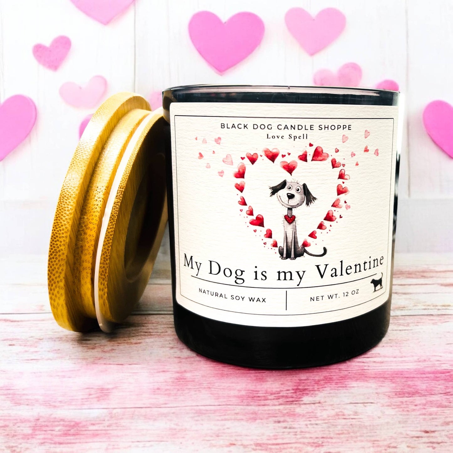 My Dog is My Valentine Candle - Love Spell