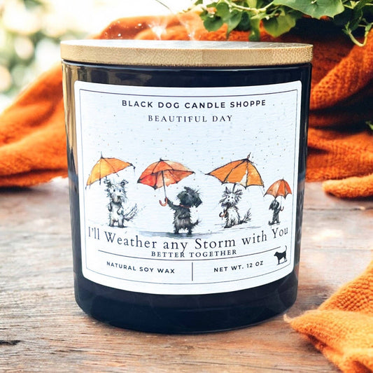 I'll Weather any Storm with You Double Wick Candle