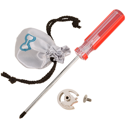 Premium Leather Pet Christmas Holiday Collar with Interchangeable Charms & Studs