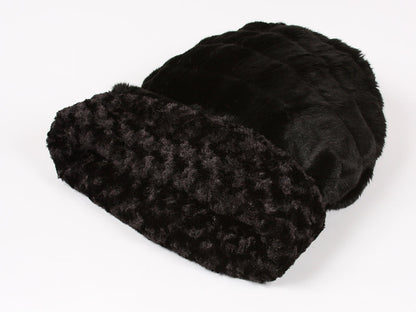 Luxurious Black Spa Cuddle Cup Bed for Dogs: 3-in-1 Tunnel, Blanket, Nesting