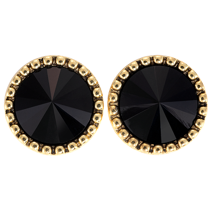 Fashionable Leather Dog & Cat Collar, Interchangeable Charms, Crystal Studs