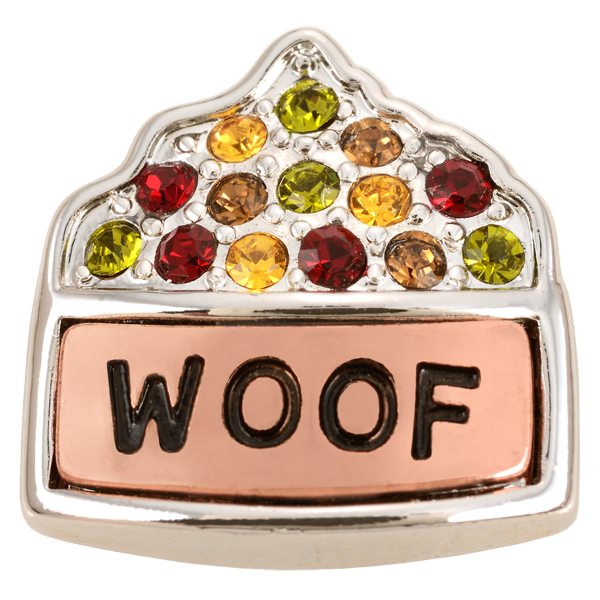 Delightful Concha Dog Collar with Favorite Things Charms and Studs