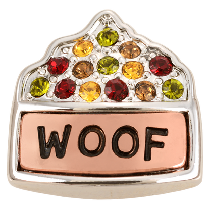 Delightful Concha Dog Collar with Favorite Things Charms and Studs