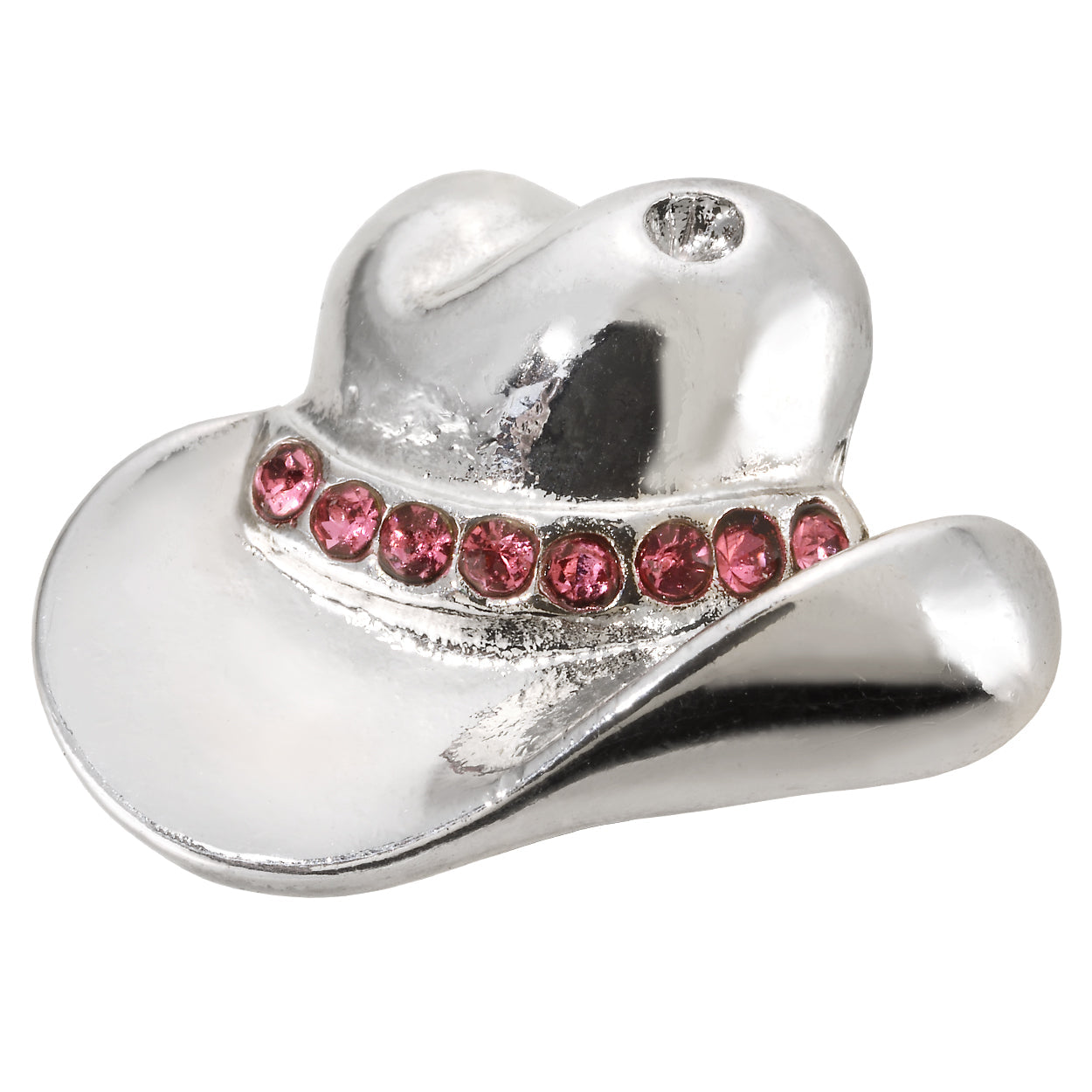 Charming Pink Western Pet Collar: Cowboy Boots, Hat, Lucky Pony, Studs