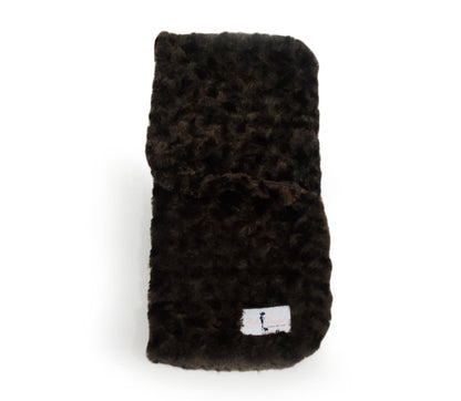 Luxury Rosebud Puppy Snuggle Sleeping Bag with Zipper, Warm Plush Blanket