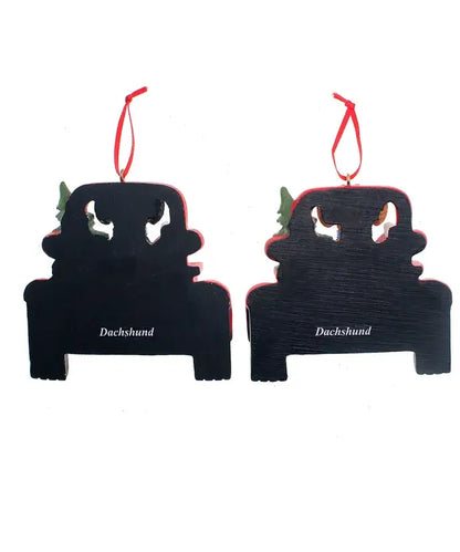 5.5" DACHSHUND IN BACK OF TRUCK 2/A