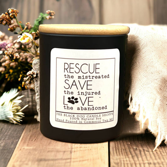 Rescue, Save, Love Candle