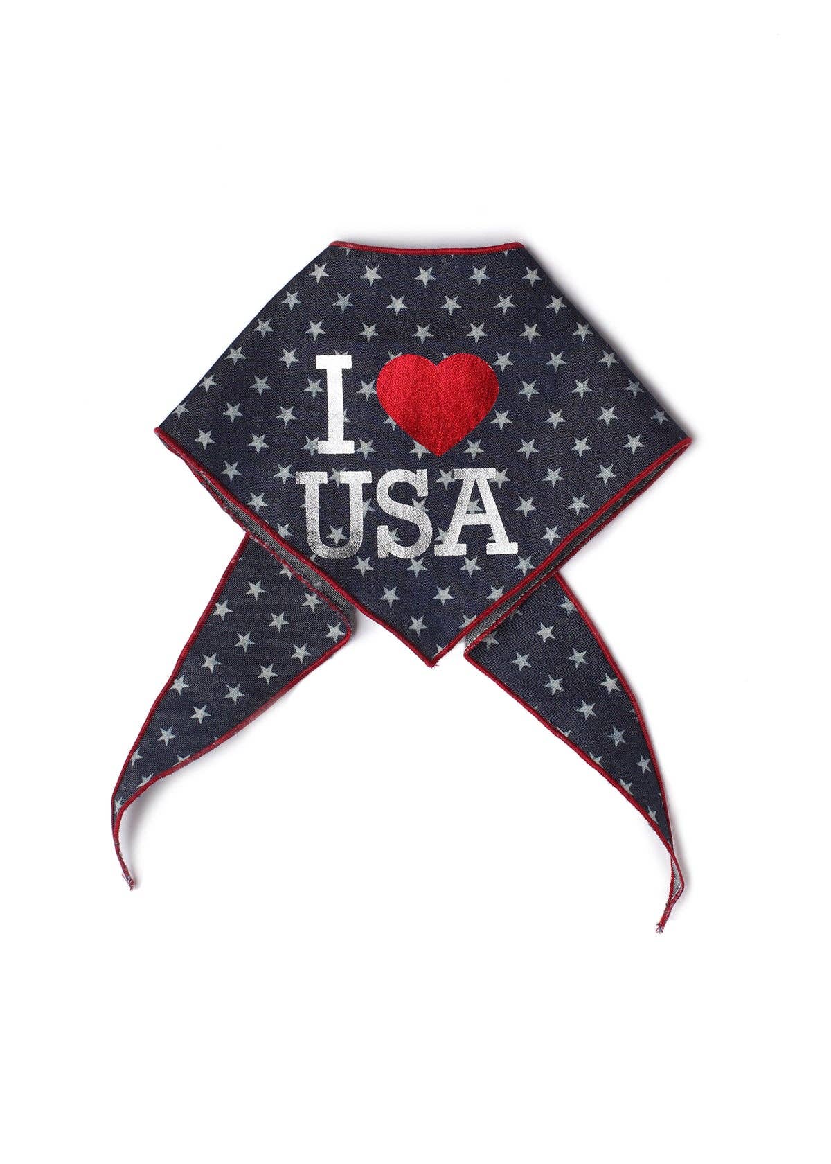 USA on Denim Bandana
