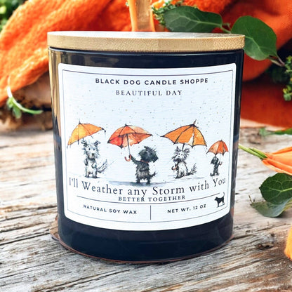 I'll Weather any Storm with You Double Wick Candle