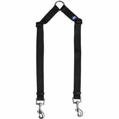 Double Dog Leash Coupler for Walking 2 Dogs