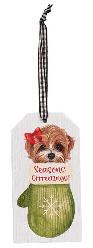 Merry Woofmas Tag Ornament