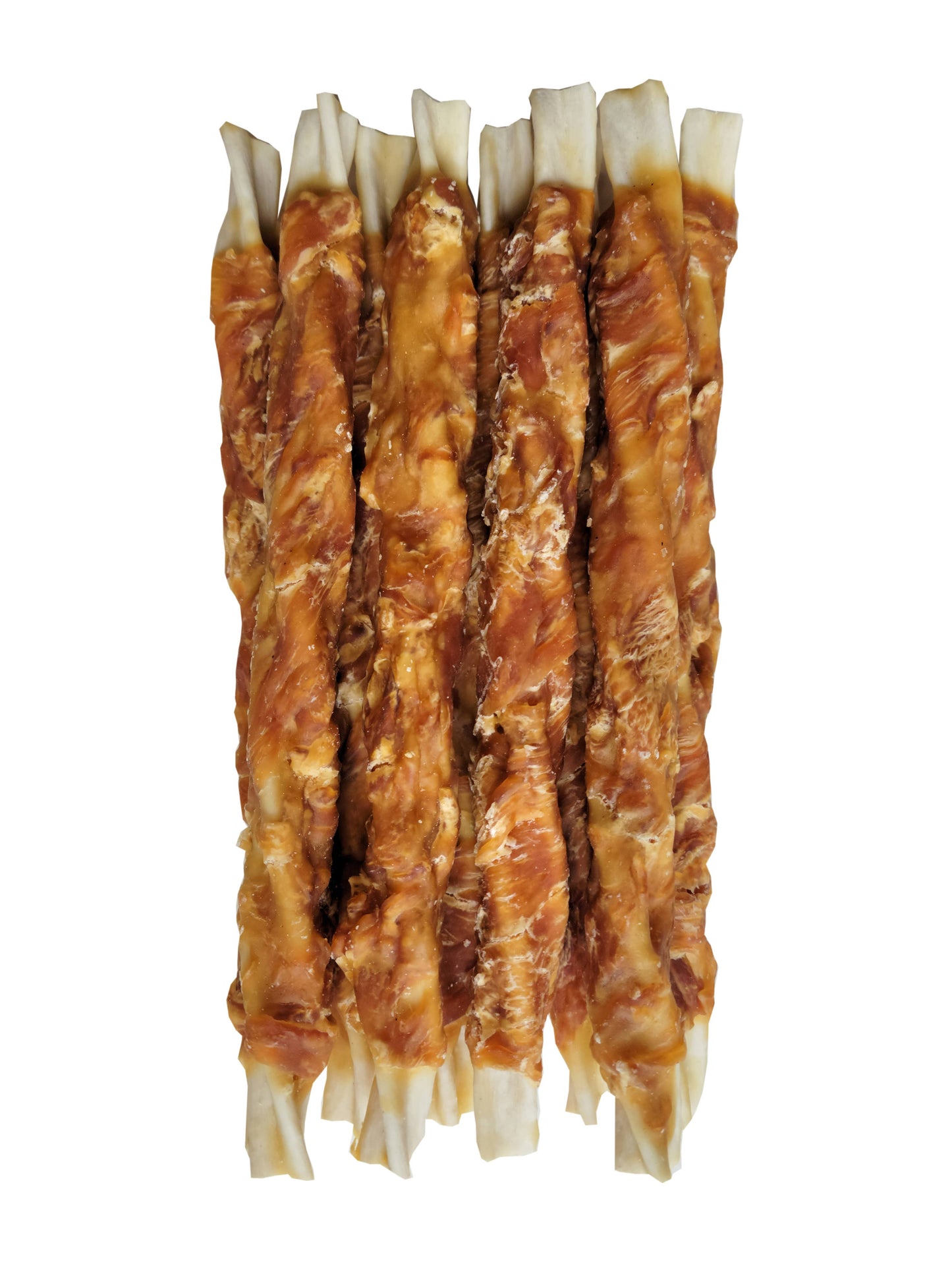 Butcher Shop Collagen Dog Chews 8" Chicken Twisted Roll 8-Pk