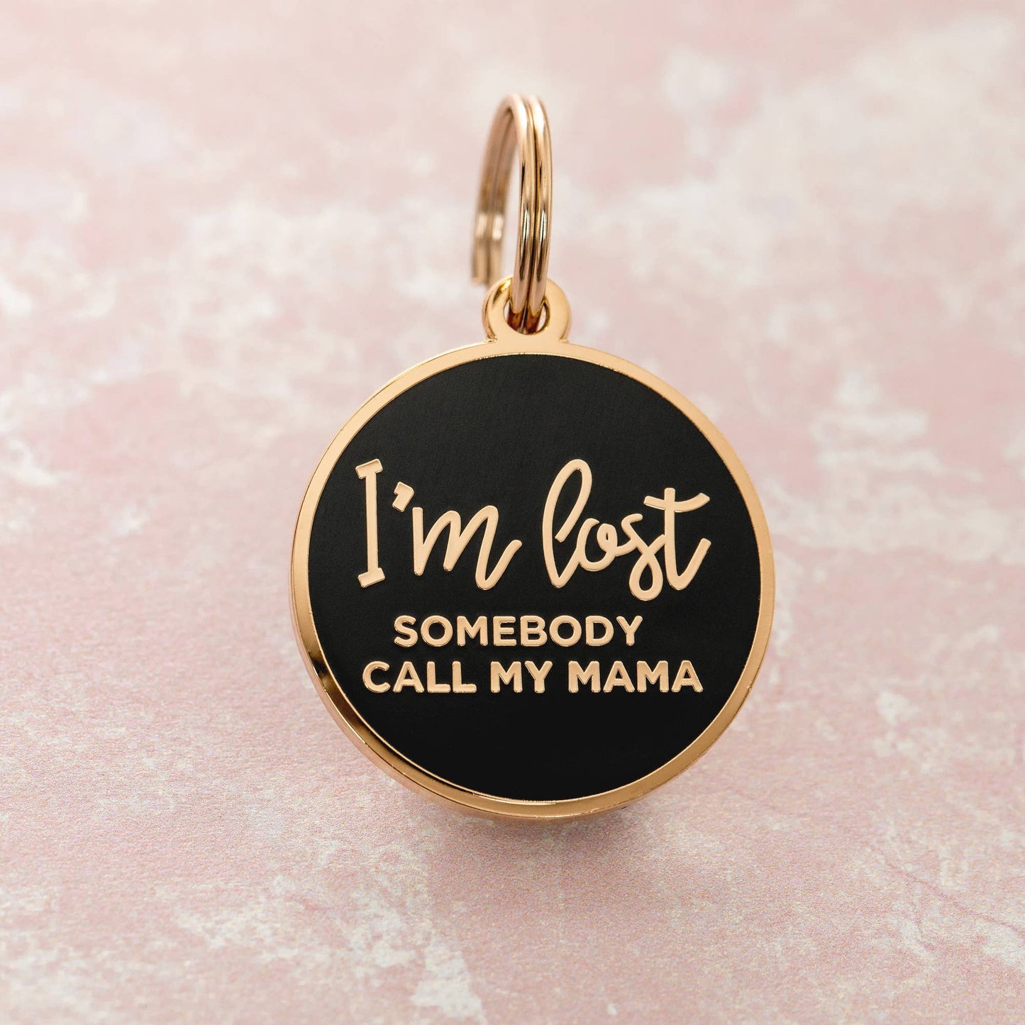 I'm Lost, Somebody Call My Mama Pet ID Tag With Free Engraving