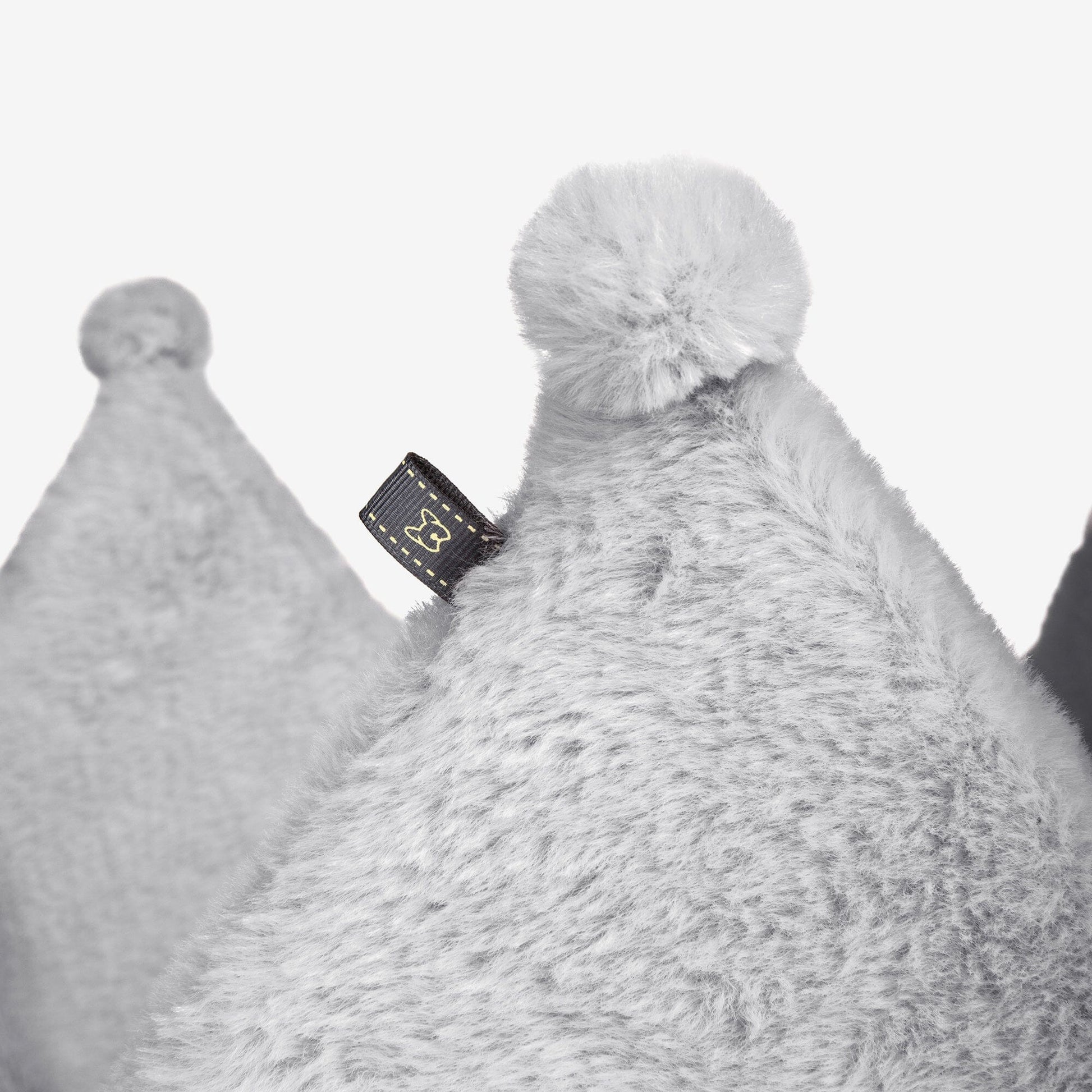 Plush Royal Gray Crown Dog Cat Bed Cloud Prive Collection