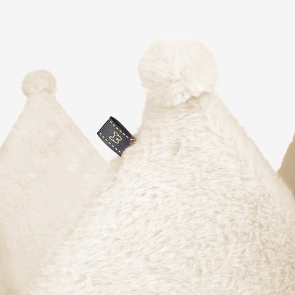 Regal Ivory Crown Pet Bed for Dogs & Cats: Supreme Plush Comfort